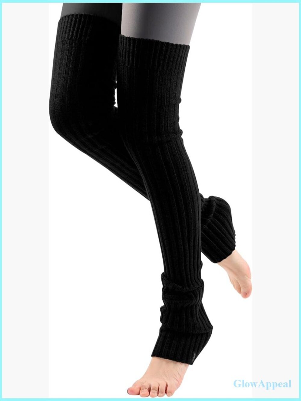 Thigh High Leg Warmers Slouch Socks for Women Winter Soft Thick Footless 1 Pair
